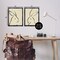 Stupell Industries Minimalist Rabbit Line Portrait 2 pc Framed Floater Canvas Wall Art Set Design by June Erica Vess